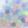 Acrylic uv fine flash heart-to-heart diy pendant/mobile phone chain keychain pendant accessory material production Application Scenario